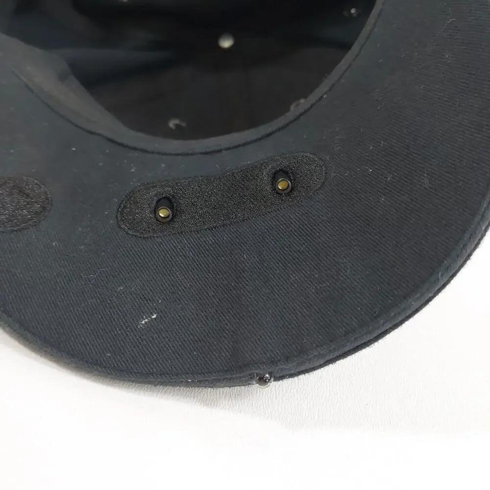Craftsman Tools LED Light-Up Black Adjustable Strap Back‎ Cap Hat Retro Logo